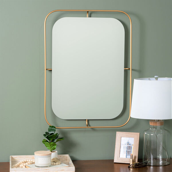 Hazel Gold 32-Inch x 24-Inch Wall Mirror, image 1