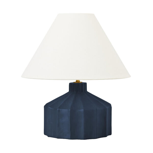 Veneto Matte Blue Wash One-Light Small Table Lamp, image 1