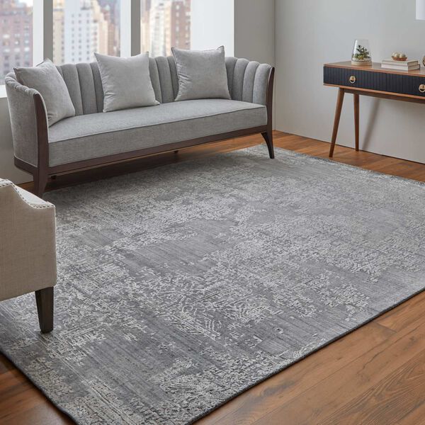 Eastfield Abstract Gray Rectangular 3 Ft. x 5 Ft. Area Rug, image 4