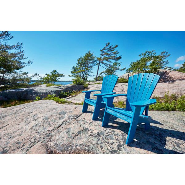 Capterra Casual Pacific Blue Adirondack Chair, image 3