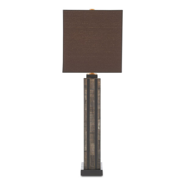 Gregor Natural Black Brass One-Light Table Lamp, image 4