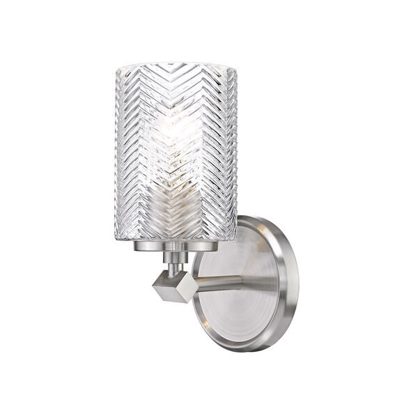 Dover Street Brushed Nickel One-Light Wall Sconce, image 6