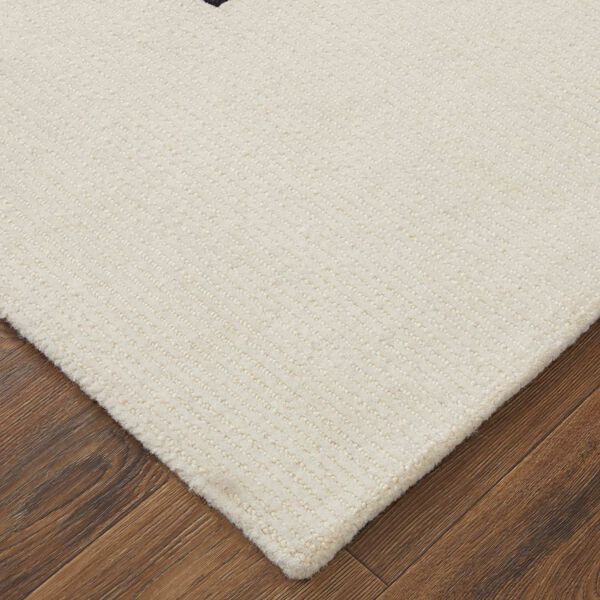Maguire Industrial Ivory Gray Black Area Rug, image 5