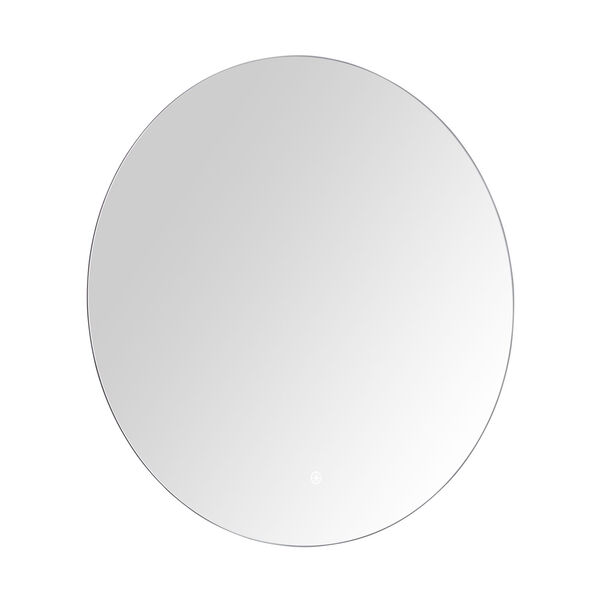 Luana White 24-Inch Frameless LED Mirror, image 3