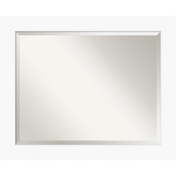 White 33W X 27H-Inch Bathroom Vanity Wall Mirror, image 1