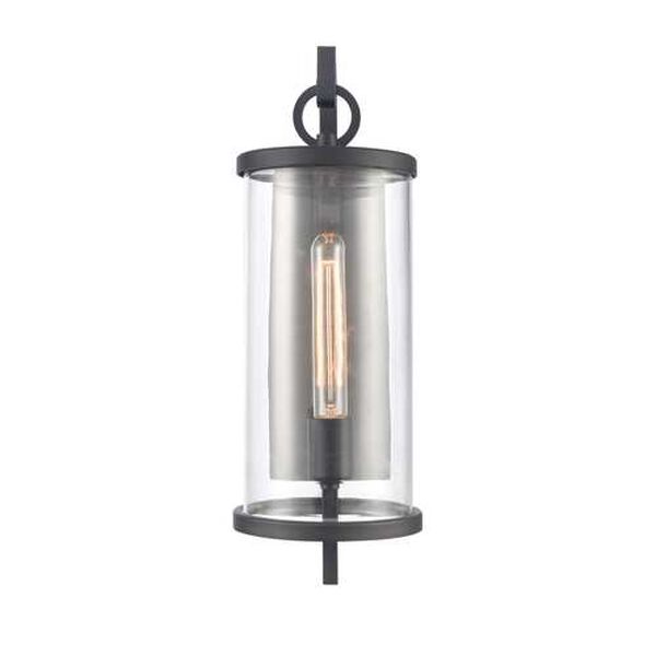 Hopkins Charcoal Black 18-Inch One-Light Outdoor Wall Sconce, image 3