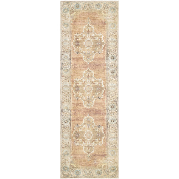 Antiquity Tan Runner 2 Ft. 7 In. x 7 Ft. 3 In. Machine Woven Rug, image 1