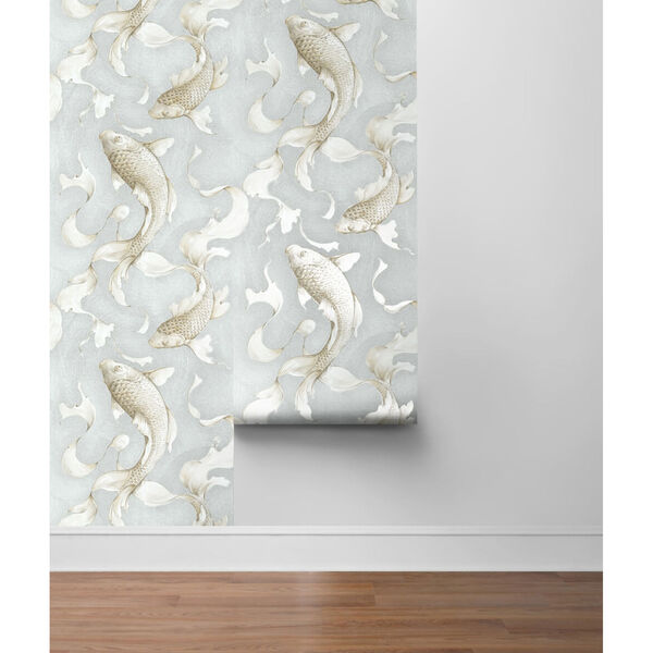 NextWall Koi Fish Peel and Stick Wallpaper, image 6