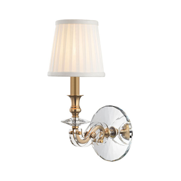 Lapeer Aged Brass One-Light Wall Sconce, image 1