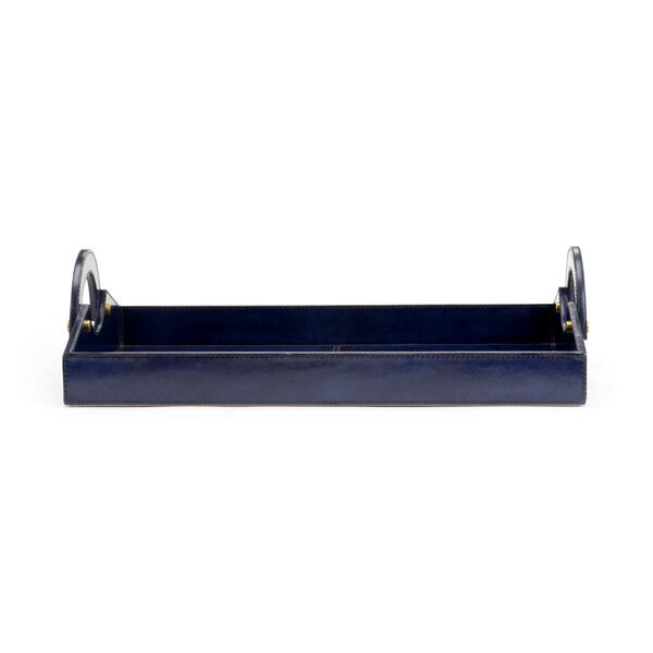 Midnight Blue Leather Tray, image 4