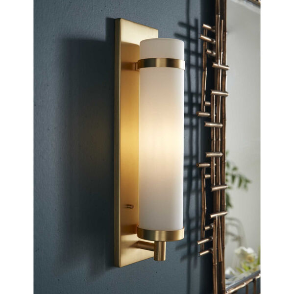 Hartwick Satin Brass Five-Inch One-Light ADA Wall Sconce, image 2