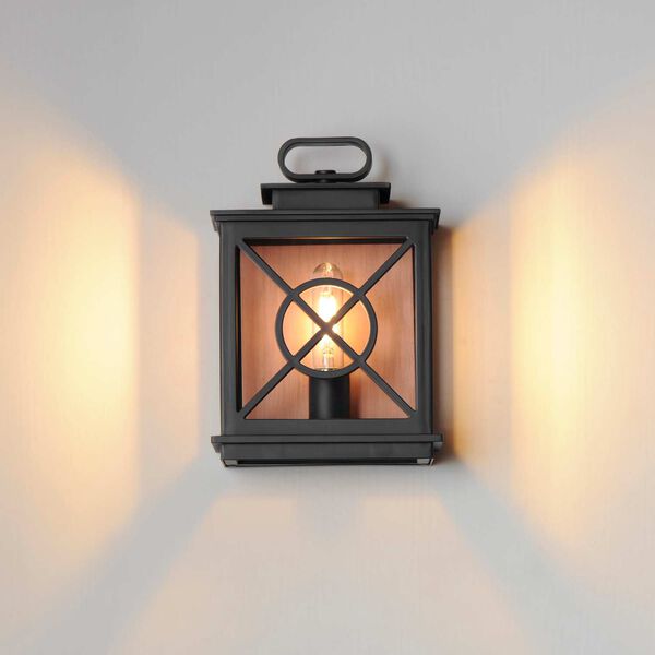 Yorktown VX Black Aged Copper One-Light Outdoor Pocket Wall Sconce, image 3