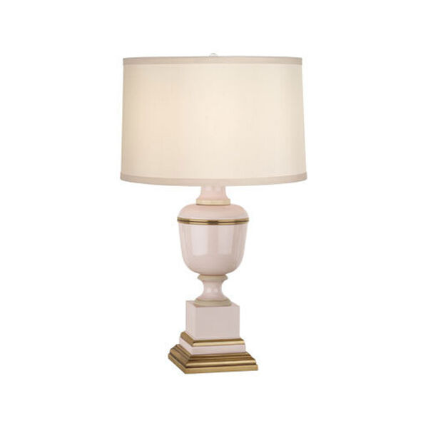 Mary McDonald Annika Blush and Brass One-Light Table Lamp, image 1