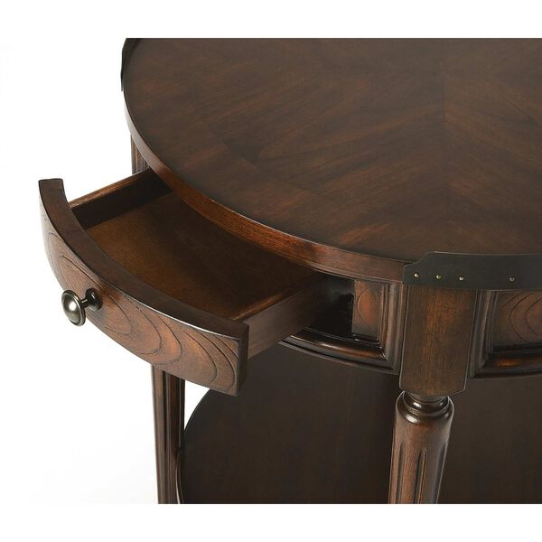 Sampson Cherry Accent Table, image 4