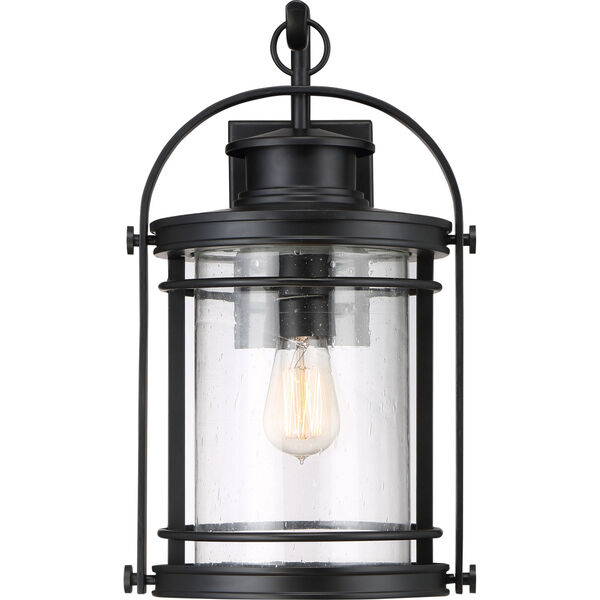 Booker Mystic Black 11-Inch One-Light Outdoor Wall Lantern, image 3