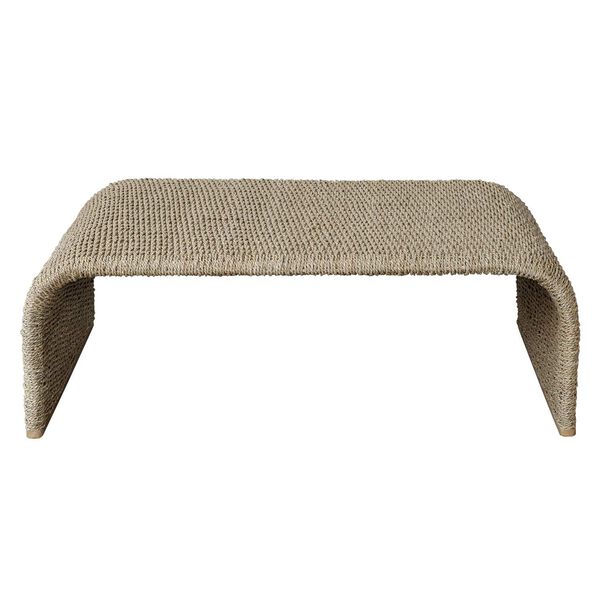 Calabria Natural Woven Seagrass Coffee Table, image 2