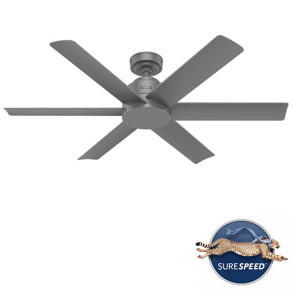 Kennicott Matte Silver 52-Inch  Ceiling Fan, image 1