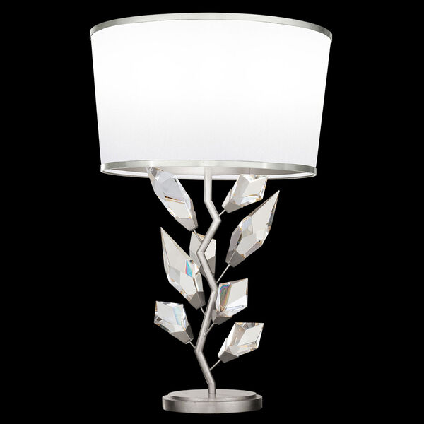 Foret Silver White One-Light Table Lamp, image 1