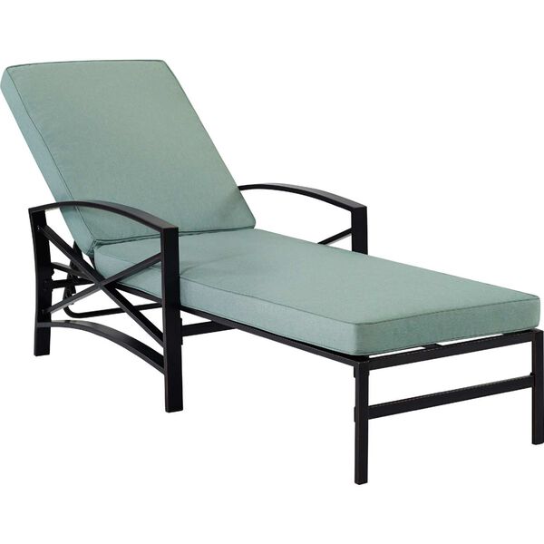 Kaplan Mist Oil Rubbed Bronze Outdoor Metal Chaise Lounge, image 2