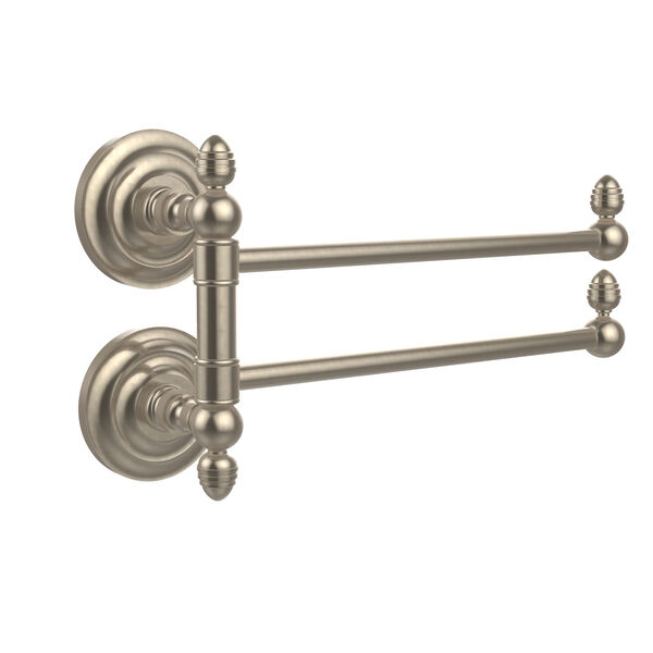 Que New Collection 2 Swing Arm Towel Rail, Antique Pewter, image 1