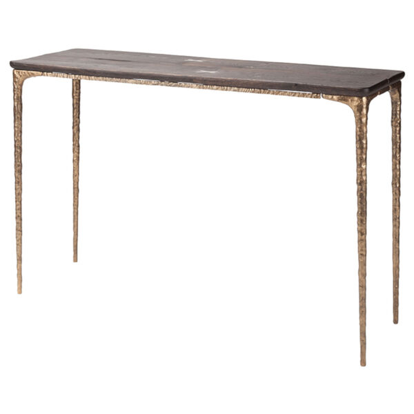 Kulu Black and Bronze Console Table, image 1