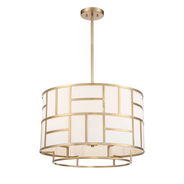 Danielson Vibrant Gold Six-Inch Chandelier, image 2