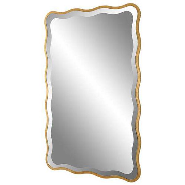 Aneta Gold Scalloped 24 x 36-Inch Wall Mirror, image 4
