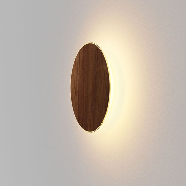Ramen Oiled Walnut 9-Inch LED Outdoor Wall Sconce, image 1