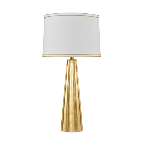 Hightower Gold  Leaf One-Light Table Lamp, image 2