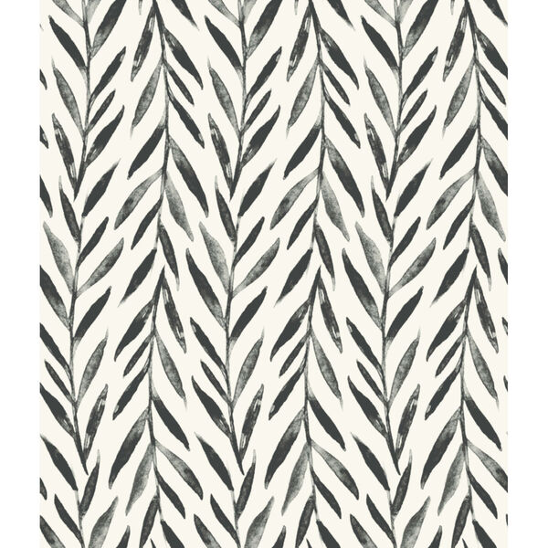 Magnolia Home Artful Prints and Patterns Black Willow Peel and Stick Wallpaper - SAMPLE SWATCH ONLY, image 2