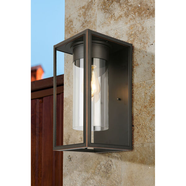 Walker Hill Oil Rubbed Bronze Seven-Inch One-Light Outdoor Wall Sconce, image 6