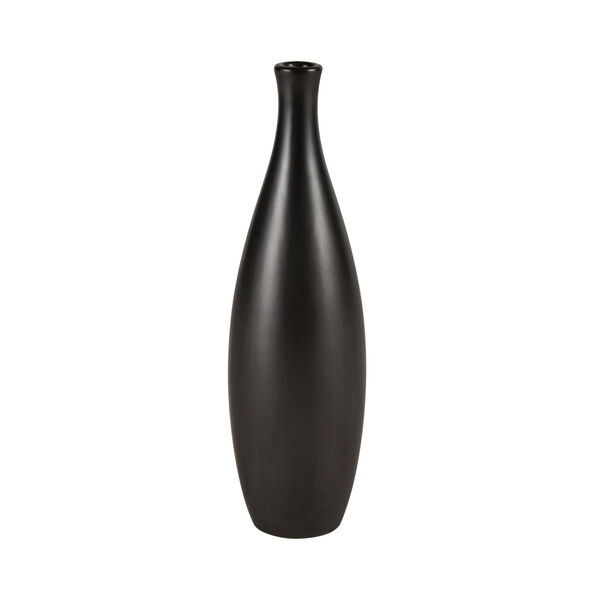 Faye Black Tall Vase, Set of 2, image 1