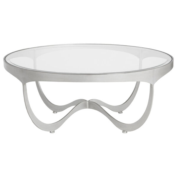 Metal Designs White Sophie Round Cocktail Table, image 2