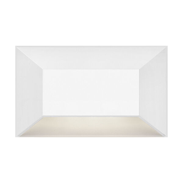 Nuvi Matte White Medium Rectangular LED Deck Sconce, image 2