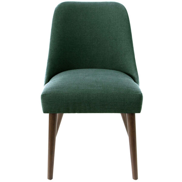 Linen Conifer Green 33-Inch Dining Chair, image 2
