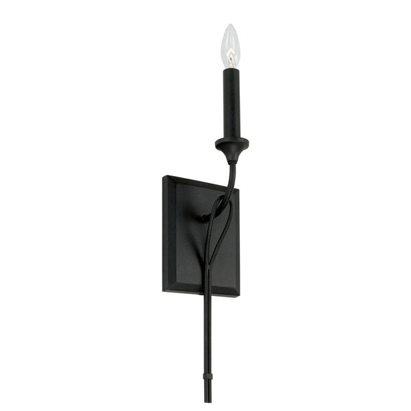 Bentley Black One-Light Wall Sconce, image 1