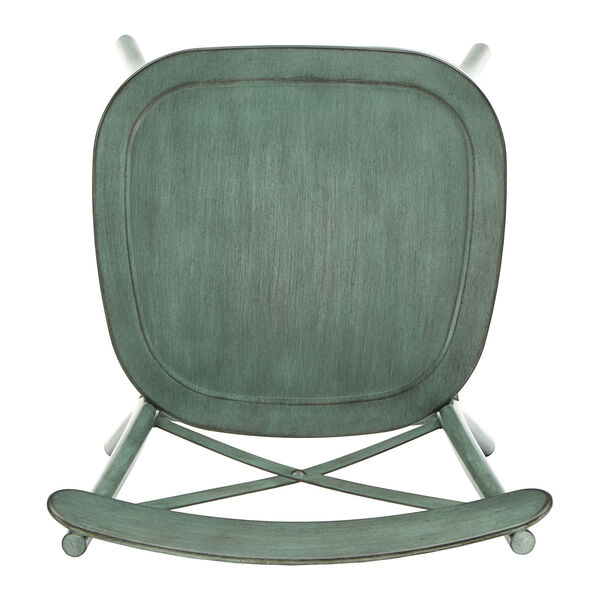 Roman Green Metal Dining Chair, image 5