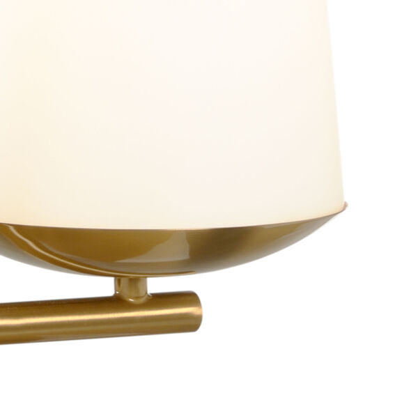 Gold Two-Light  Geminate Lamp, image 2