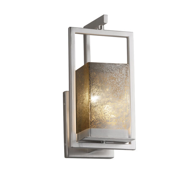Fusion Brushed Nickel LED Wall Sconce with Mercury Glass, image 1