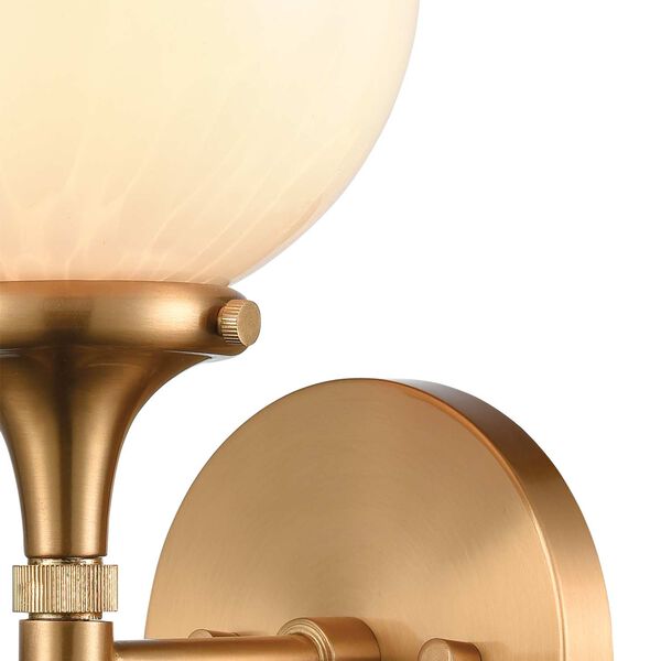 Beverly Hills Satin Brass One-Light Wall Sconce, image 4