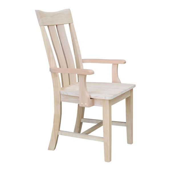 Ava Natural Arm Chair, image 4
