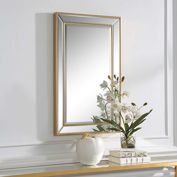 Cooper Double Gold Frame Wall Mirror, image 4