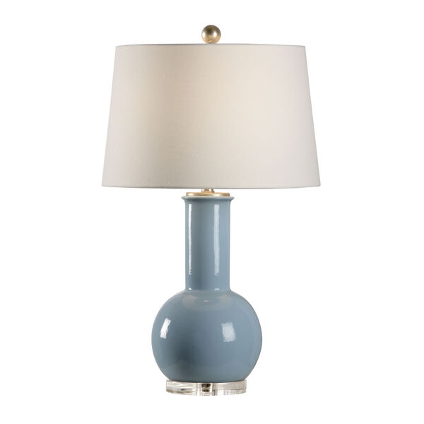 MarketPlace Sky Blue Glaze One-Light Table Lamp, image 1