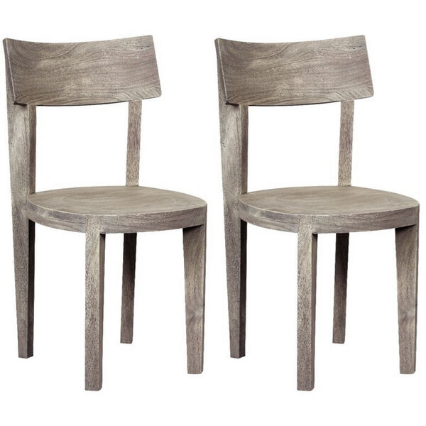 Yukon Sandblast Grey Dining Chair, Set of Two, image 1