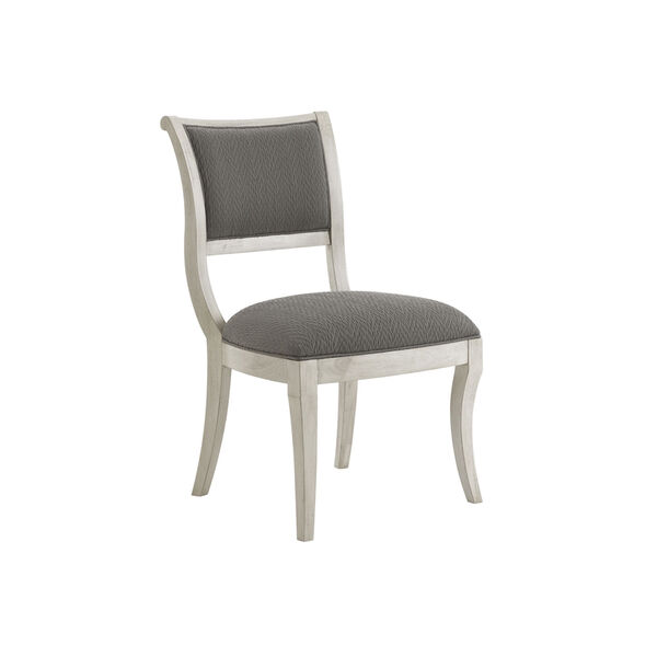 Oyster Bay White and Gray Eastport Side Chair, image 3