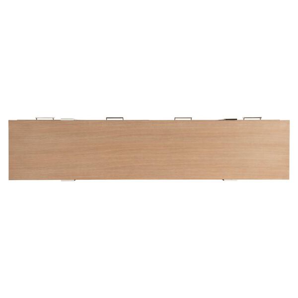 Modulum Natural and Stainless Steel Entertainment Credenza, image 5