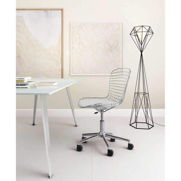 Wired Office Chair with Cushion, image 2