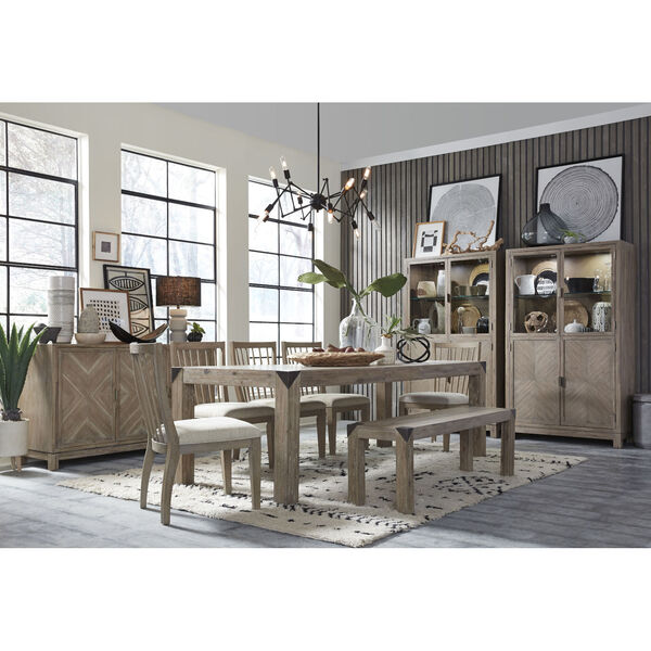 Ainsley Brown Rectangular Dining Table, image 5