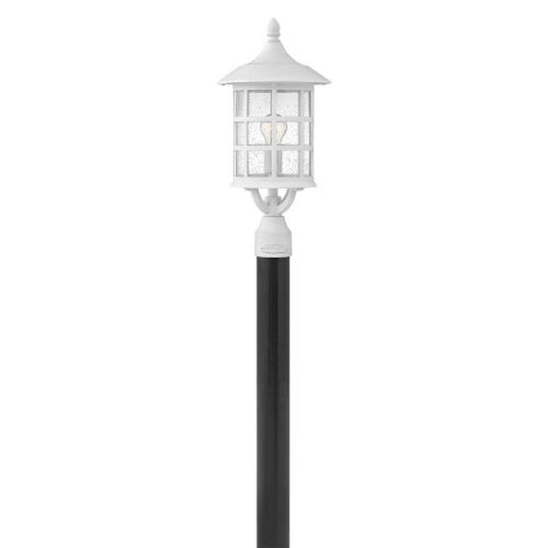 Freeport Textured White One-Light Outdoor Post Mount, image 2