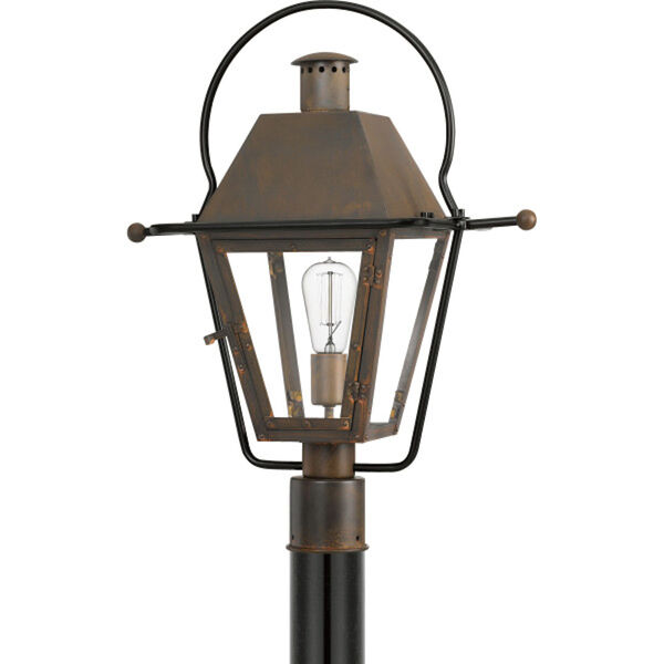 Rue De Royal Industrial Bronze One-Light Outdoor Post Lantern, image 2